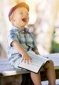 Laughing young boy